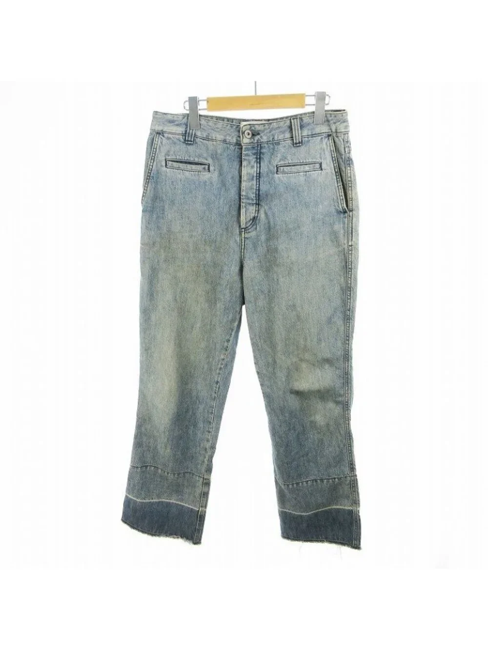 Loewe Fisherman Jeans Cut Off Denim Pants Japan 48